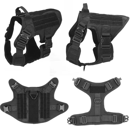 Luxury Pet Harness & Leash Set – Nylon Camouflage Dog Chest Harness