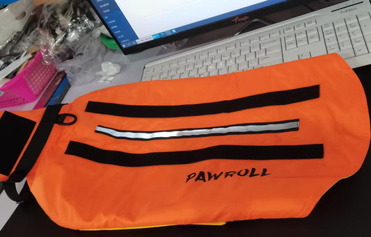 High Visibility Dog Life Jacket | Adjustable, Durable Pet Swim Vest for Boating & Pool