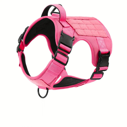 Tactical Dog Harness – Adjustable & Reflective No-Pull Tactical Dog Harness